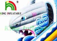 La sola lona del PVC del carril 0.55m m inflable seca la diapositiva inflable de la diapositiva/del tiburón del CE