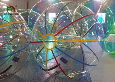 Bola inflable del agua de la sandía del PVC con la Ti-Cremallera para el parque del agua