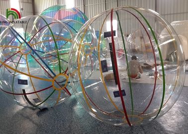 Bola inflable del agua de la sandía del PVC con la Ti-Cremallera para el parque del agua