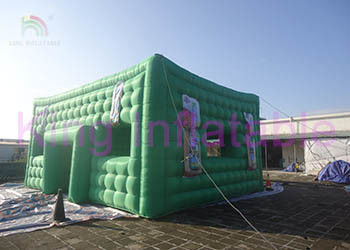 Prenda impermeable inflable verde durable de la tienda del acontecimiento para la actividad de la exposición/de la promoción
