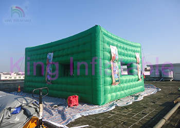 Prenda impermeable inflable verde durable de la tienda del acontecimiento para la actividad de la exposición/de la promoción