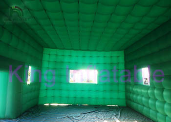 Prenda impermeable inflable verde durable de la tienda del acontecimiento para la actividad de la exposición/de la promoción