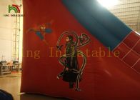 Casa seca inflable grande de la despedida de la diapositiva del hombre araña rojo con la lona del PVC