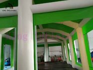 La fácil instalación inflable gigante impermeable verde/del blanco del acontecimiento de la tienda y desmonta