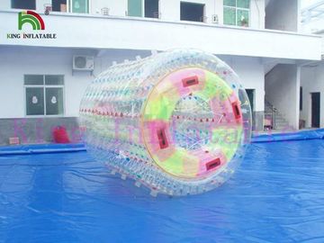 Riegue el juguete inflable colorido del balanceo del agua del juego por el PVC/TPU de la resistencia al fuego 1.0m m