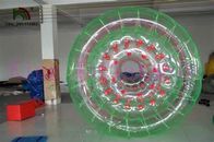 de 3M diámetro 2,4 de largo * bola de balanceo inflable del juguete del agua roja/del verde/del agua para la diversión