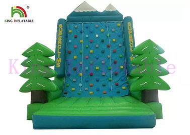 Juegos inflables de los deportes del PVC de la escalada de Immersive del bosque 0.55m m/pared que sube