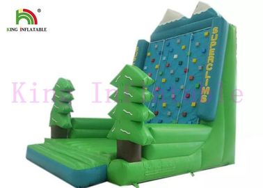 Juegos inflables de los deportes del PVC de la escalada de Immersive del bosque 0.55m m/pared que sube