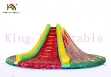 La diapositiva seca inflable del PVC del volcán redondo/explota la diapositiva para el negocio de alquiler