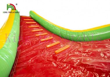 La diapositiva seca inflable del PVC del volcán redondo/explota la diapositiva para el negocio de alquiler