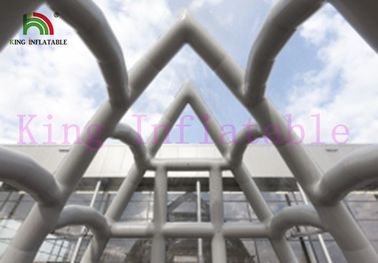 Tienda inflable blanca del acontecimiento del PVC con forma del teatro de la ópera de Sydney y el tejado transparente