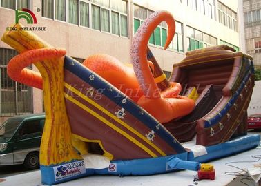 Inflables comerciales de la lona del PVC secan la diapositiva ignífuga de la diapositiva para los adultos/los niños