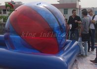 Paseo inflable semi transparente del PVC del artículo en la bola del agua para el parque de atracciones