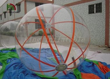 Paseo inflable colorido del PVC/de TPU en el diámetro de la bola los 2m del agua para los artículos del agua