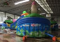Parques inflables grandes divertidos del agua, niños que flotan el certificado de los patios EN71-2-3