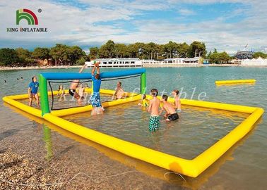 Tamaño inflable hermético durable modificado para requisitos particulares el 12m (L)*6m de la corte de voleibol de playa del tamaño (W) para jugar de los adultos de los niños