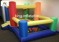 Mini casa de salto inflable con la piscina de la bola de Bobo para el entretenimiento de los niños