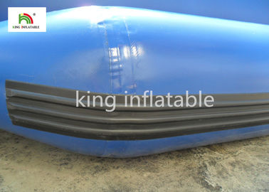 Lona inflable azul del PVC del barco del agua de 6 de los asientos barcos de la pesca con mosca