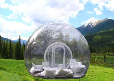 tienda inflable transparente de la burbuja de los 4.5m con el túnel para el alquiler que acampa al aire libre