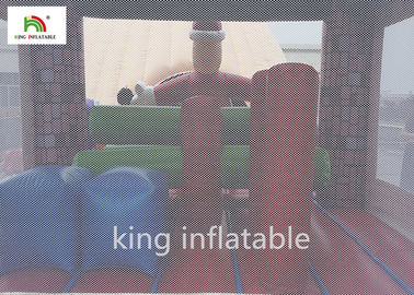 Castillo de salto inflable Oxford colorida de Papá Noel de la Navidad ULTRAVIOLETA - prueba