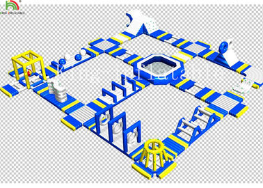 Juego inflable durable 24*24 m de los deportes del parque del agua del entretenimiento del equipo del agua