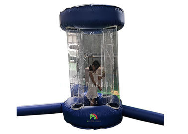 Cabina inflable de cogida del dinero de la máquina de cobro de la máquina del cubo del gancho agarrador del juego del deporte del aire para el mercado
