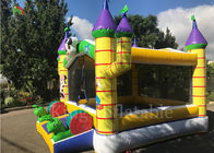 Castillo de salto inflable del patio al aire libre amarillo para los niños/el castillo animoso interior