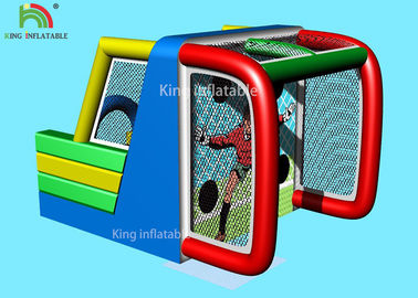 Pared que sube de los deportes de los juegos del fútbol de la cosechadora inflable impermeable de la pena para los adultos