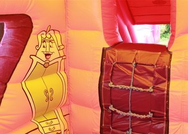 Princesa modificada para requisitos particulares castillo de salto inflable Palace de las fiestas de cumpleaños de la prenda impermeable los 5x4m