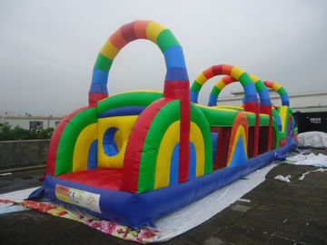 Patio inflable del obstáculo del patio de la lona del PVC de los juegos inflables inflables de los deportes