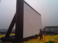 Pantalla de cine inflable al aire libre de la lona del PVC de la pantalla de cine 0.55m m