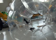 bola de parachoques inflable del PVC del diámetro del 1.5m/balón de fútbol de la burbuja para los adultos en la hierba