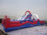 Parque de atracciones inflable gigante comercial/obstáculo inflable combinado con la diapositiva