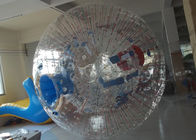 Bola inflable transparente de la hierba de la bola de Zorb con el palillo colorido del resplandor
