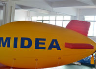 Dirigible no rígido inflable grande para la publicidad del acontecimiento/el globo inflable del aeroplano para hacer publicidad