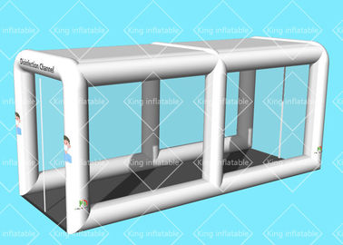 Tienda inflable blanca del acontecimiento del túnel los 5m de la desinfección