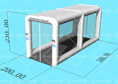 Tienda inflable blanca del acontecimiento del túnel los 5m de la desinfección
