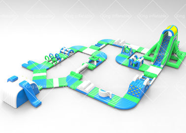 Parques inflables flotantes del agua de Aqua Blue los 29m