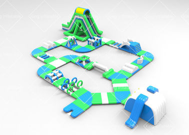 Parques inflables flotantes del agua de Aqua Blue los 29m