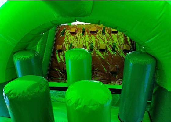 Carrera de obstáculos inflable animal de la lona 0.55M M del cocodrilo del tema