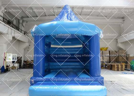 Castillo animoso inflable del carrusel blanco al aire libre de los 4x3.5m para casarse uso