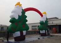 Copo de nieve inflable del acontecimiento de los arcos de la decoración del árbol de navidad del partido