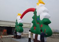 Copo de nieve inflable del acontecimiento de los arcos de la decoración del árbol de navidad del partido