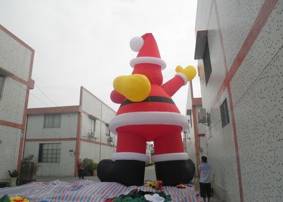 Incombustible   día de fiesta de nylon Santa Claus inflable de Navidad 210D
