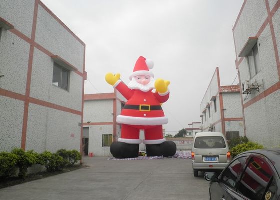 Incombustible   día de fiesta de nylon Santa Claus inflable de Navidad 210D