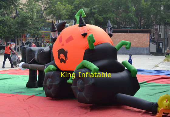 Productos publicitarios inflables de Airblown del carro de la calabaza para la yarda