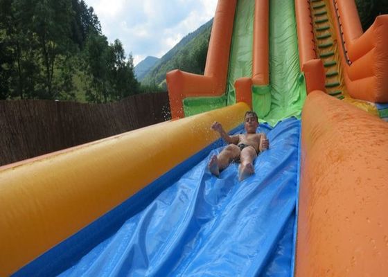 piscina de 0.55m m Plato Inflatable Water Slide With