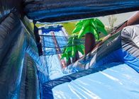 Trineo largo gigante comercial al aire libre inflable de largo explotar el tobogán acuático que sube para la lona del PVC de los adultos de los niños