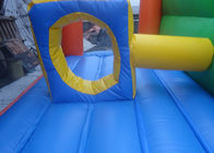 Escúdese el tipo castillo de salto inflable con la diapositiva para el parque de atracciones al aire libre de los niños