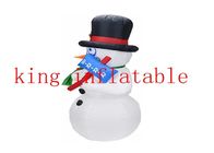 Muñeco de nieve de temblor inflable modificado para requisitos particulares de los productos los 6ft de la Navidad